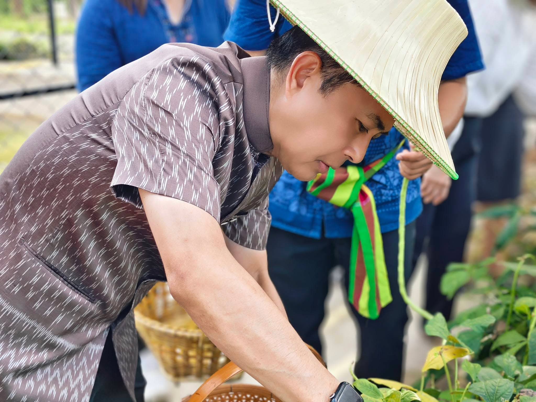 โชว์ศูนย์เรียนรู้พฤกษานาคาพืชผักสวนครัวช่วยชาวบ้าน