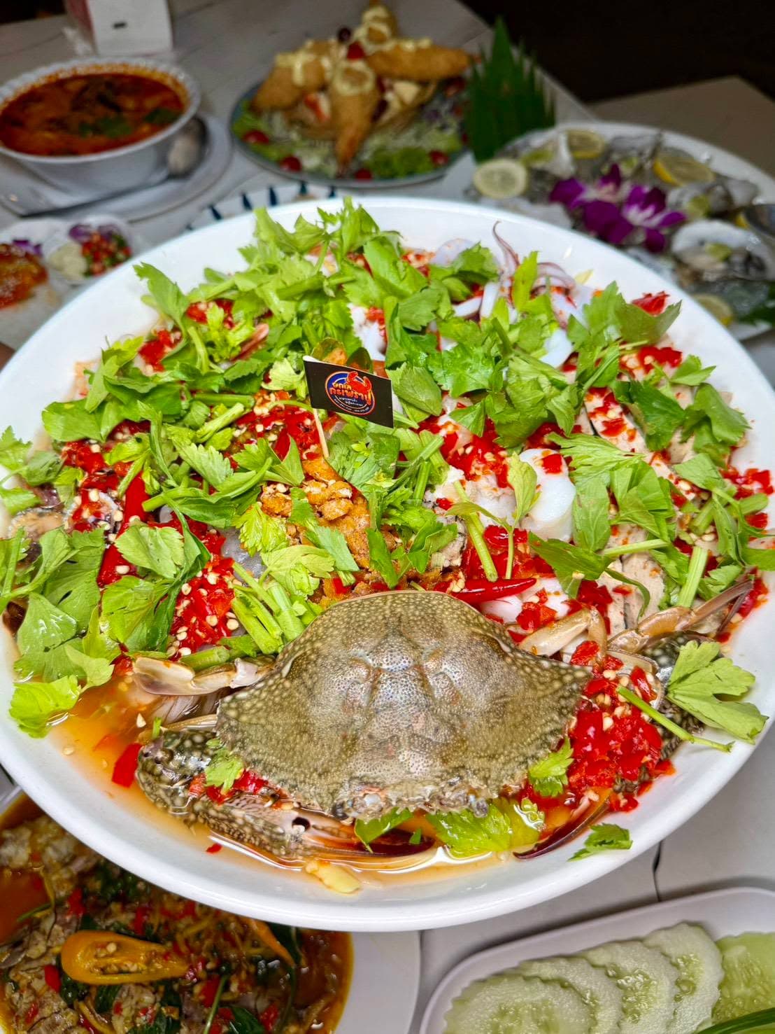 ร่างกายต้องการอาหารทะเล #ร้าน ยกเล กะเพราปู