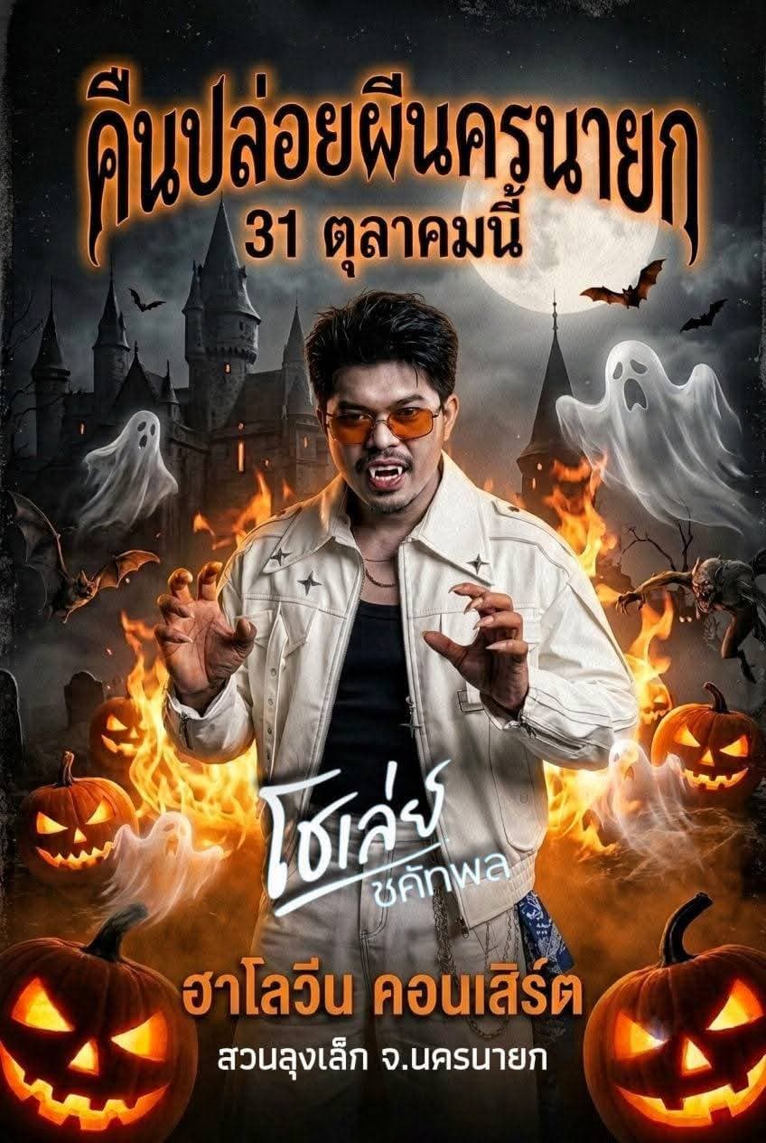 ฮาโลวีนนครนายก 31 ตุลาคม ปีนี้สนุกแน่ถ้าเเม่ให้มา 😁 สวนลุงเล็ก